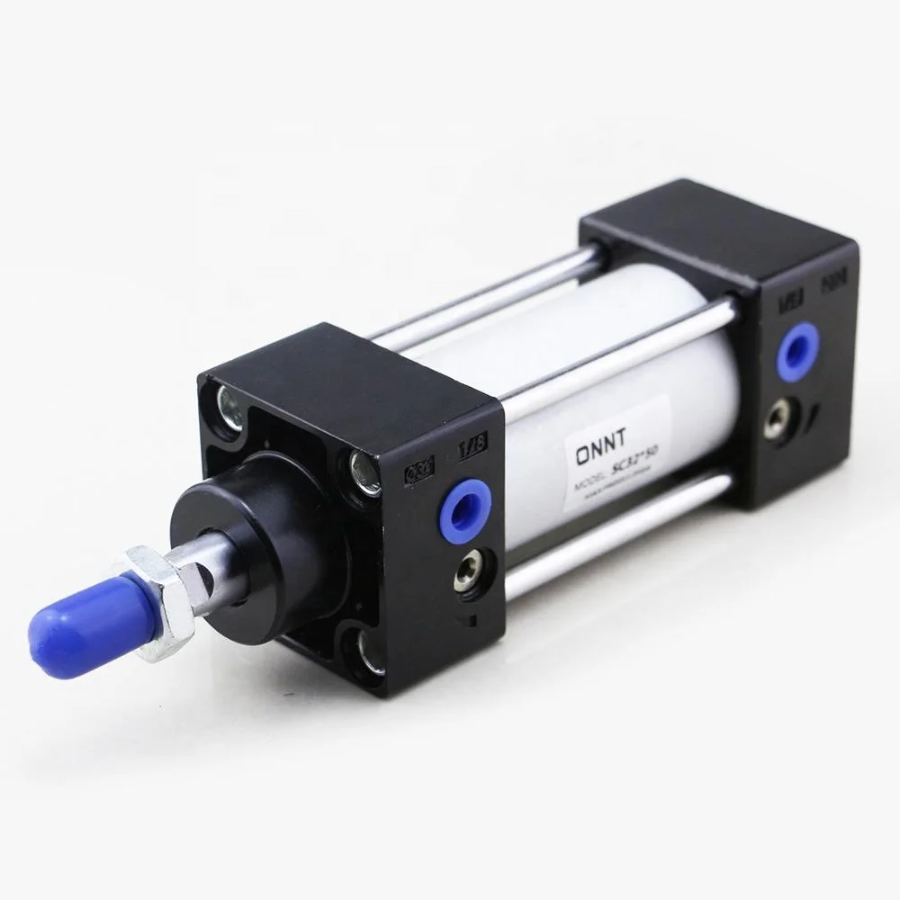 
SC 32 40 50 63 80 100 125 160 200mm Double Action Pneumatic Cylinder with Double Acting Air Cylinder Airtac SC Series Cylinder 