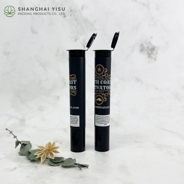 Custom King Size 120mm Plastic Tube For Packaging