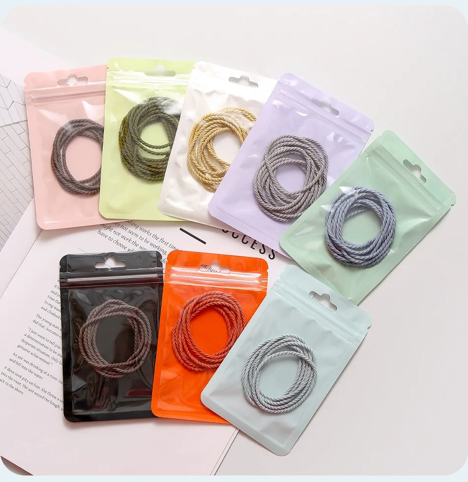 Custom Mini Plastic Jewelry Zip Lock Bags Waterproof PE BOPP PVC PET AL with Zipper for Earrings Clothes Packaging Custom Logo