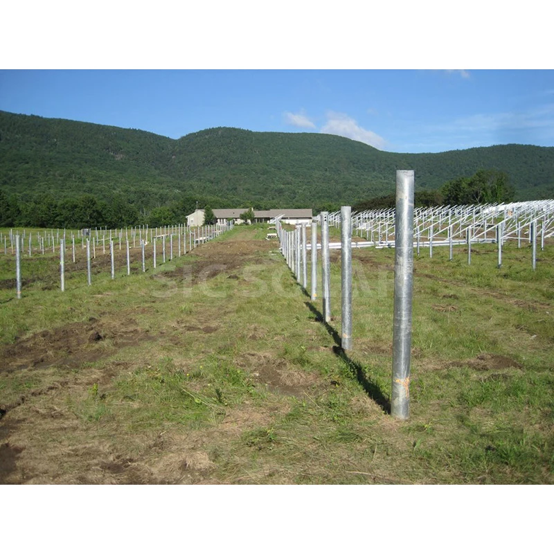 Helix Galvanized Steel Pole Anchor PV Ground Mount Q235B Steel Solar Pile Screw