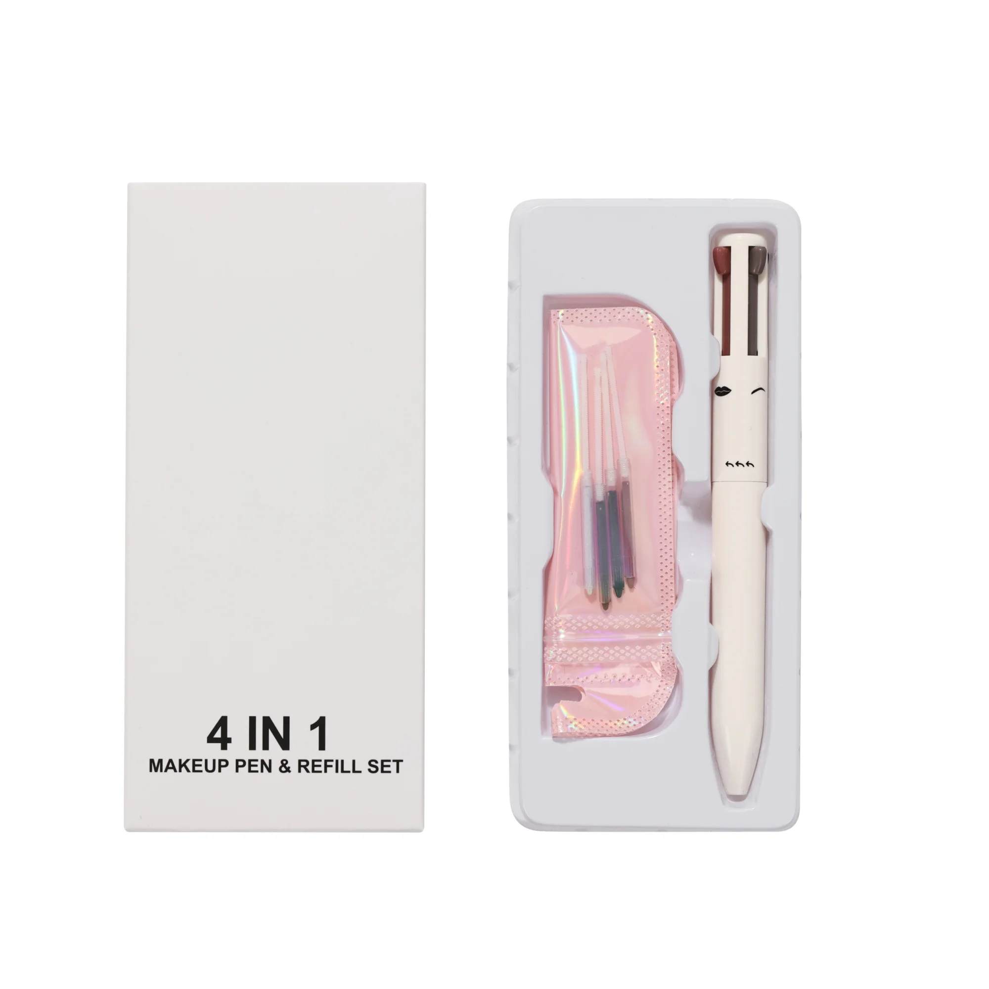 Professional Makeup Cosmetic Multifunction Touch up 4 in 1 Makeup Pen  Simple Eyebrow Pencil Easy Brow Contouring Pen