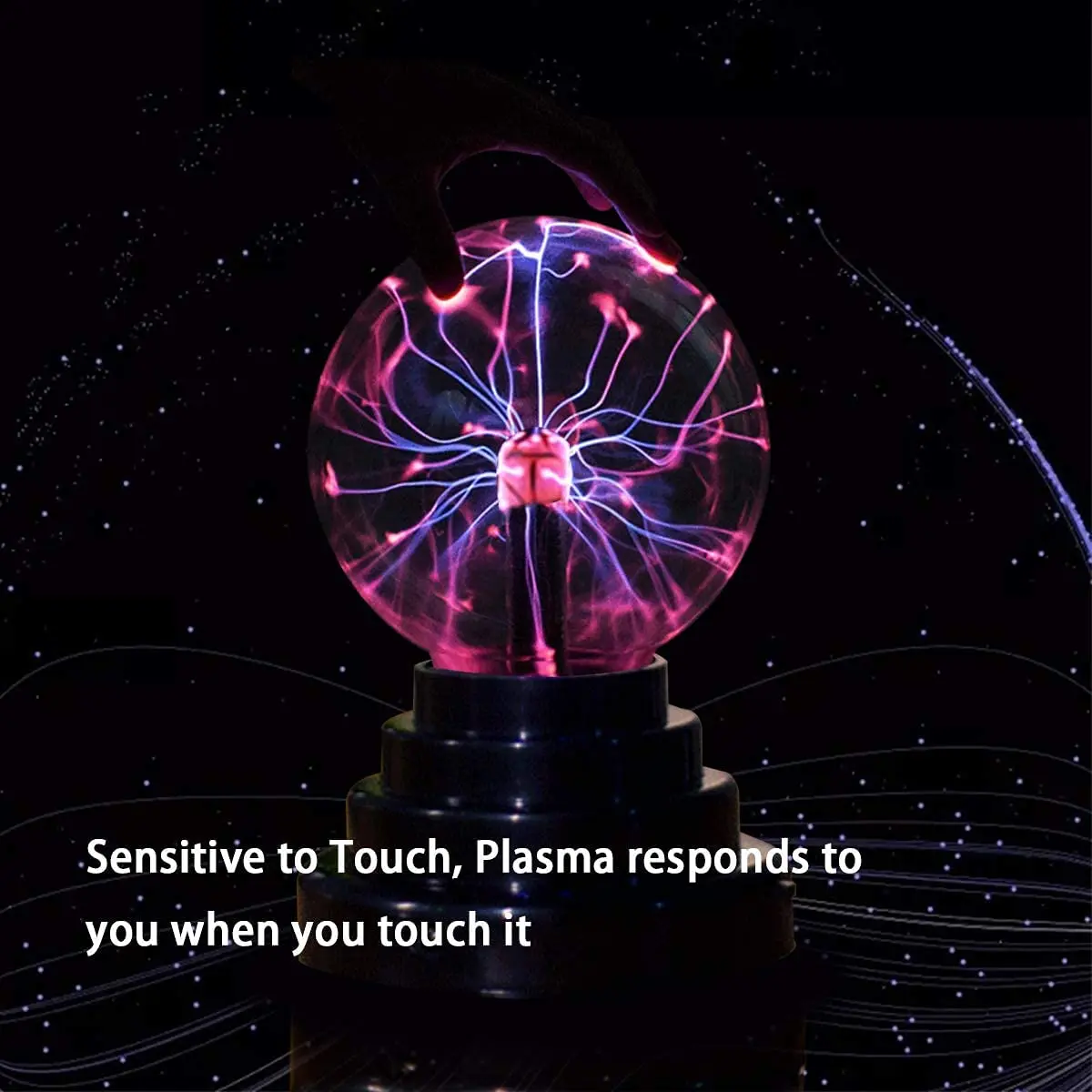 TIANHUA Hot Selling! 3/4/5/6/8/10' Inches USB Plasma Ball, Big Size Magic Ball