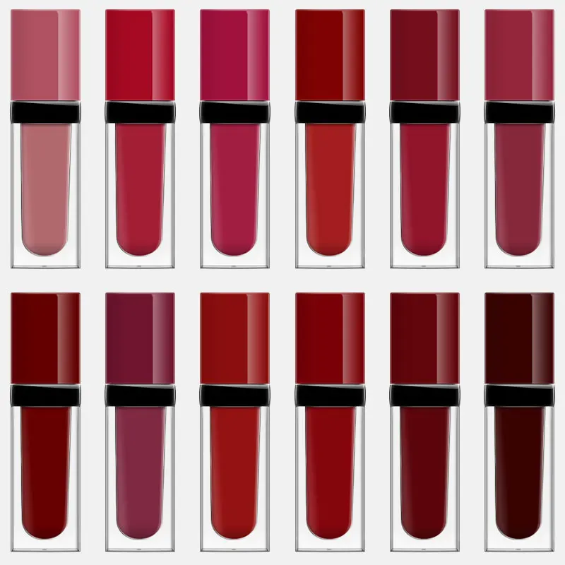 Romantic birdPrivate Label Makeup Vegan Cosmetic Waterproof Matte lip gloss long lasting Liquid matte no-stick lipstick