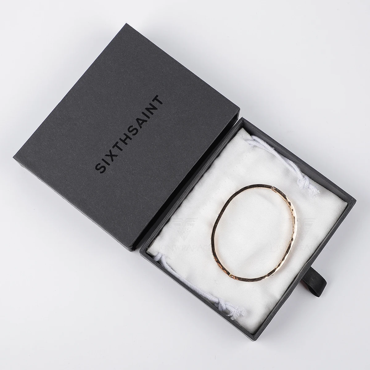 Portable White Flocking Gold Printing Custom Velvet Pouch Jewelry Drawstring Bag