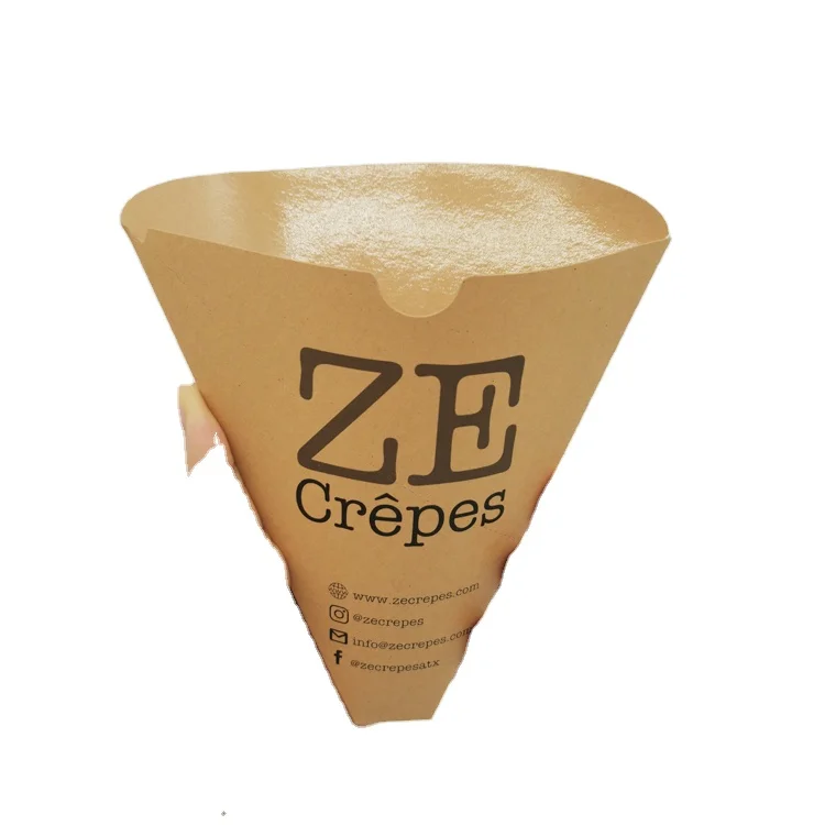 bubble waffle cone, egg waffle packaging box hot sale bubble waffle packaging mini churros packaging ice cream holder