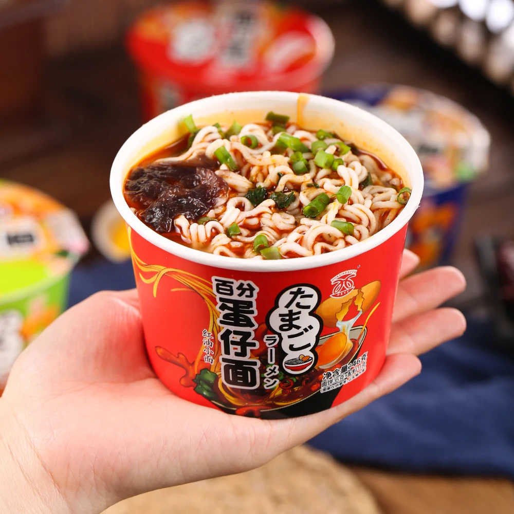 Wholesale Chinese Food Cup Noodles Spicy Pepper Instant Laotan pickled Chinese cabbage Beef Instant Noodles