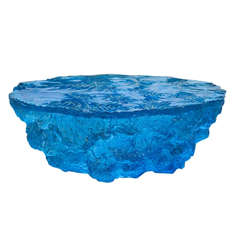 Wholesale OEM Sea Round Imported Resin Table Sculpture For Outdoor