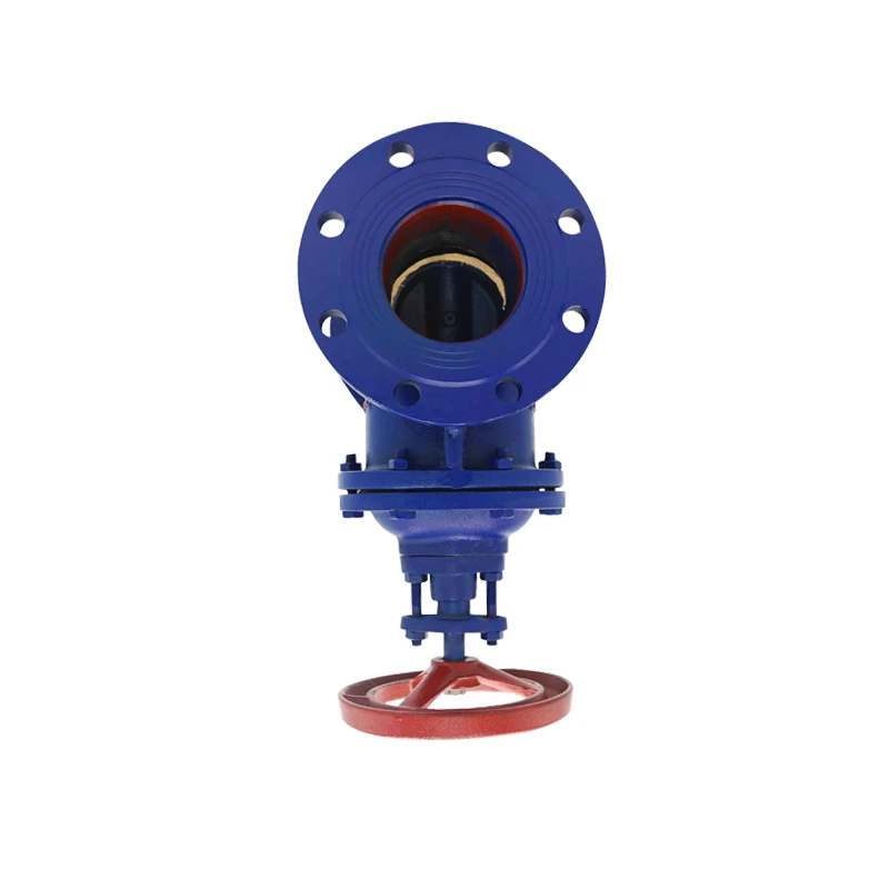 Factory price hard seal non-rising stem gate valve manual cast iron flange metal seat gate valve