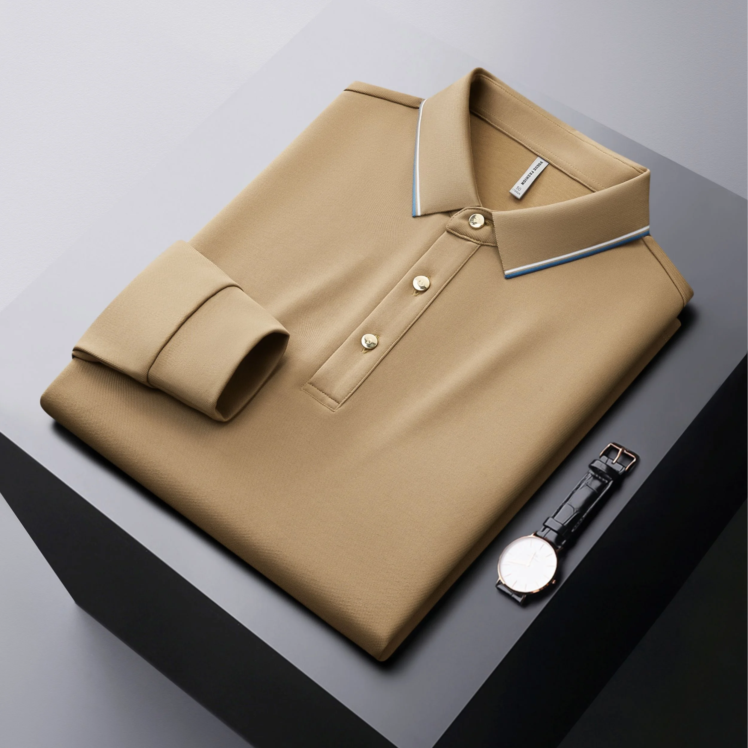 Factory Best Selling long sleeve Golf Polo T-shirts Breathable Men's Wholesale Price Golf Polo Shirts