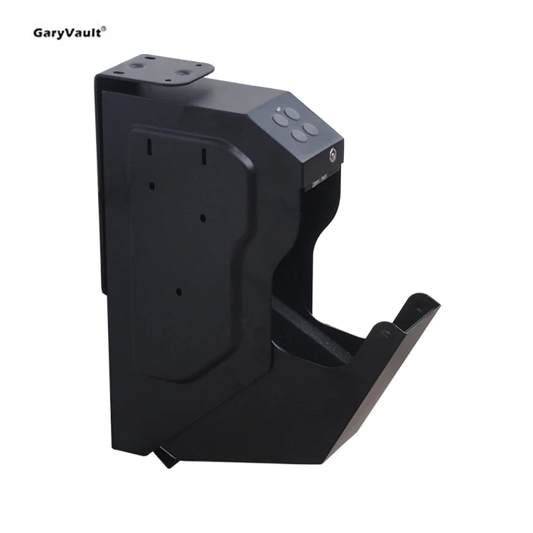 Home Office Hidden Wall Mounted Drop Down Fingerprint Combination Lock Gun Safe