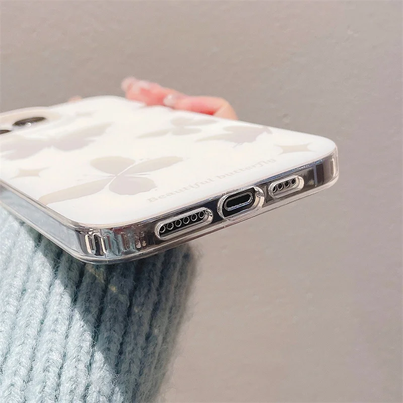 Ins hot sale bling designer phone cases luxury for iphones 14 pro 11 12 13 14 with butterfly star pattern