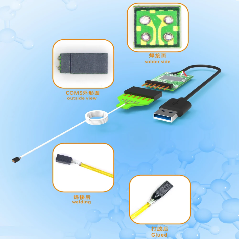 New Product 3mm Tip OD Endoscope Camera Module OVM6946 Mini Camera for Urethrascope