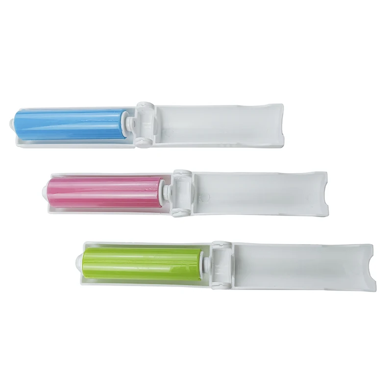 Single mini pocket Reusable lint roller travel folding portable sticky washable lint remover