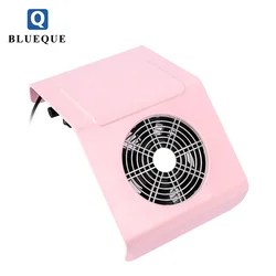 2019 new product BLUEQUE Nail cleaner manicure  40w nail dust collector manicure machine for nail salon