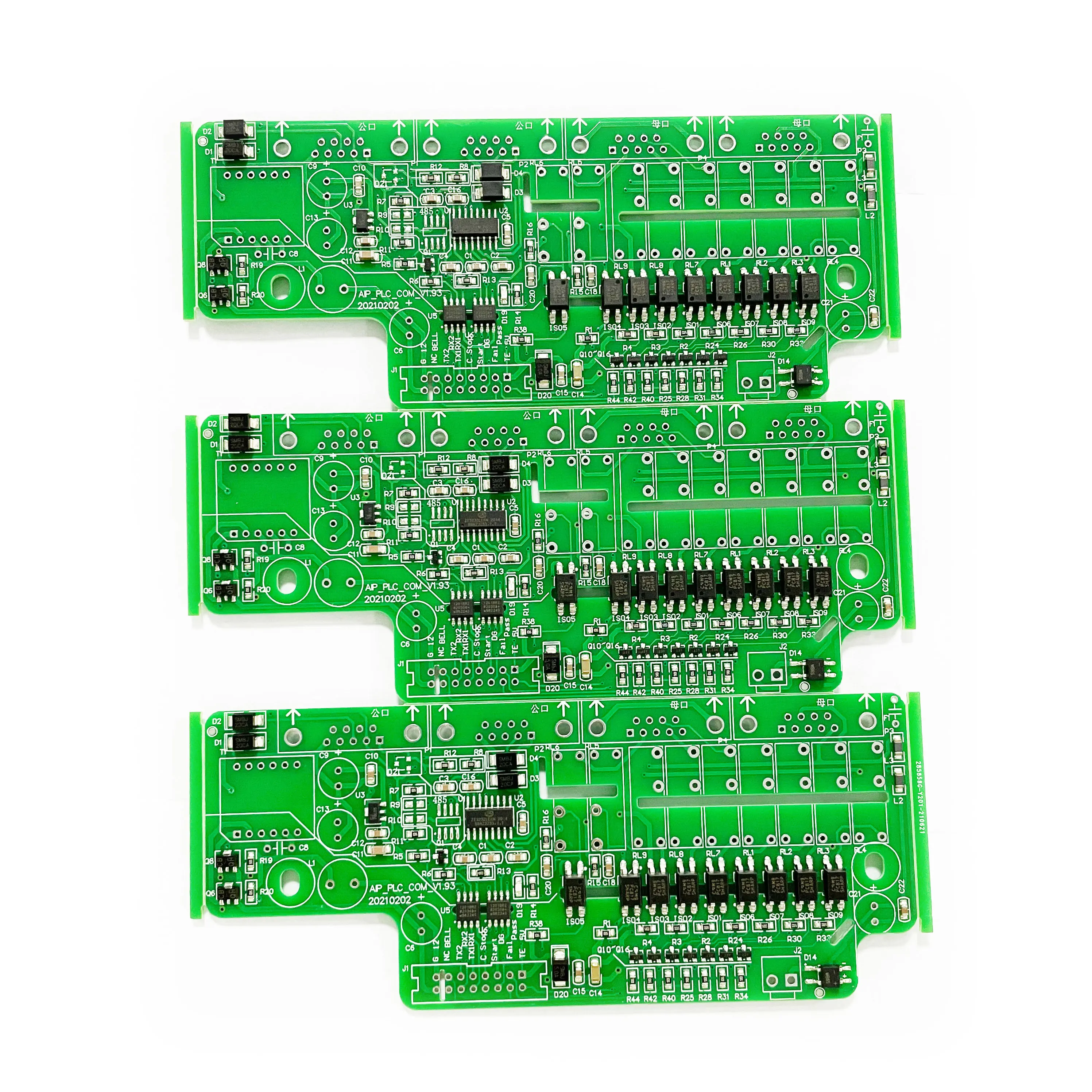 Electrode detection system pcb electronic circuit board with pcba assembly service