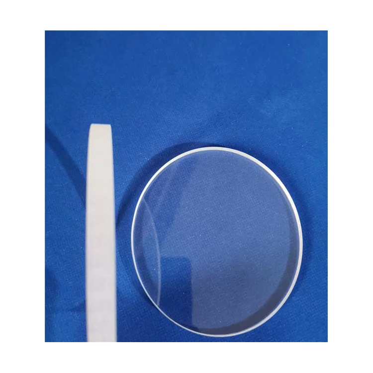 Высокотемпературное прозрачное округленное кварцевое стекло лист кварцевая пластина