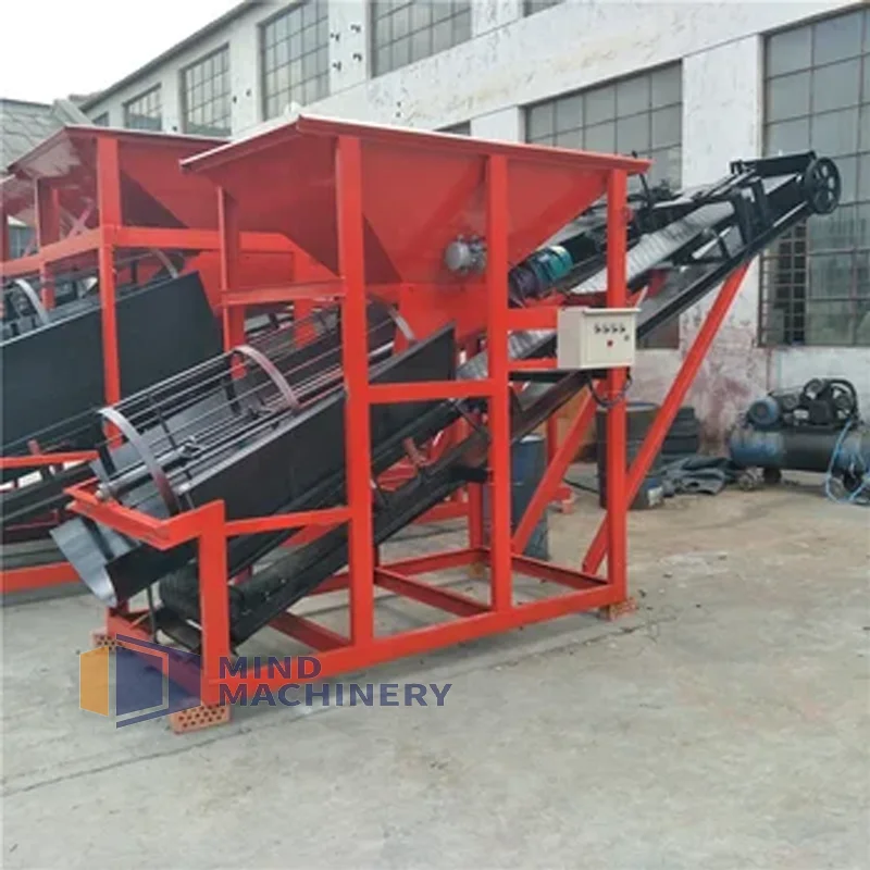 Mobile stone and sand screening machine