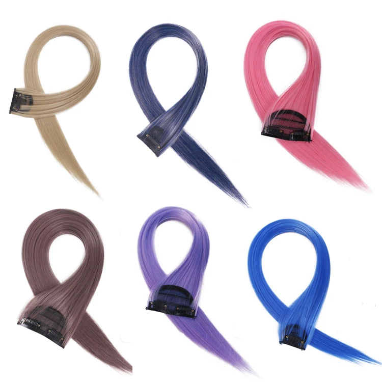 Женские Бесшовные парики для наращивания человеческих волос, заколки для наращивания волос