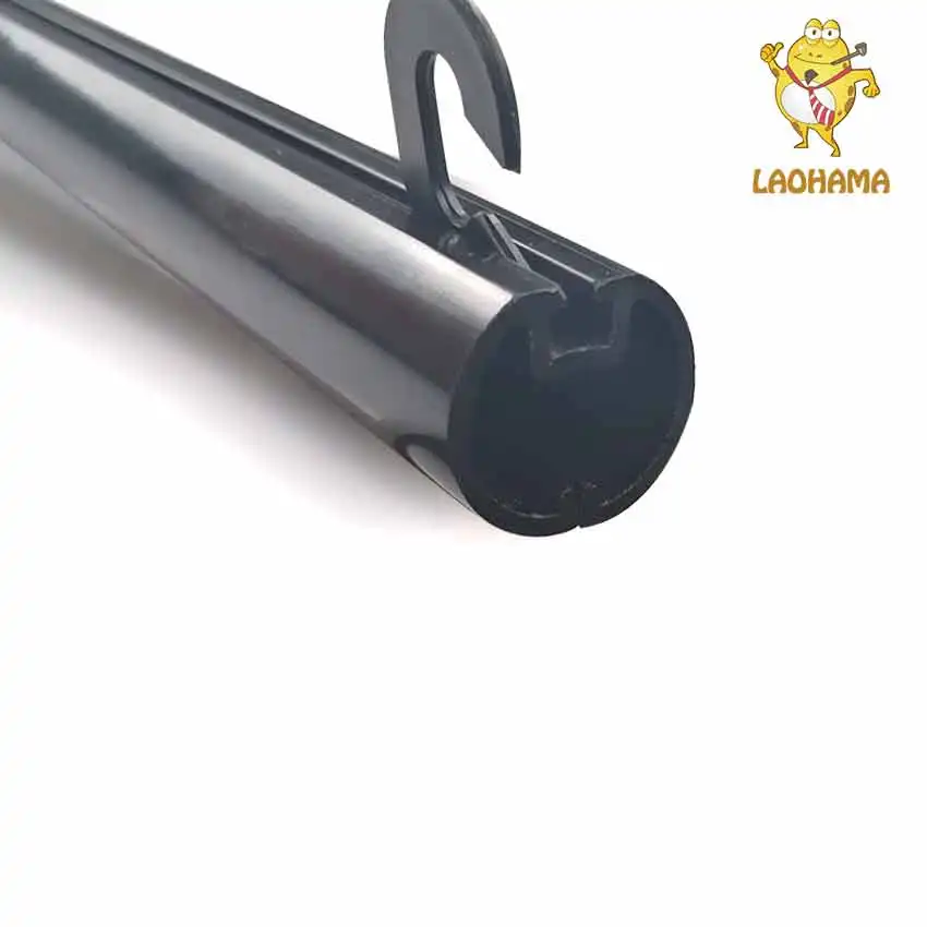 PVC banner hanger snap open poster rail for picture hanging