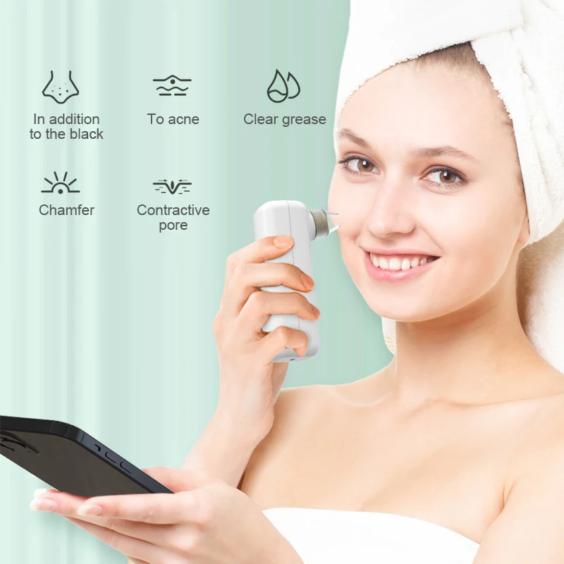  Electric Acne Clarifier Visualized Blackhead Sucker for Personal Facial Deep