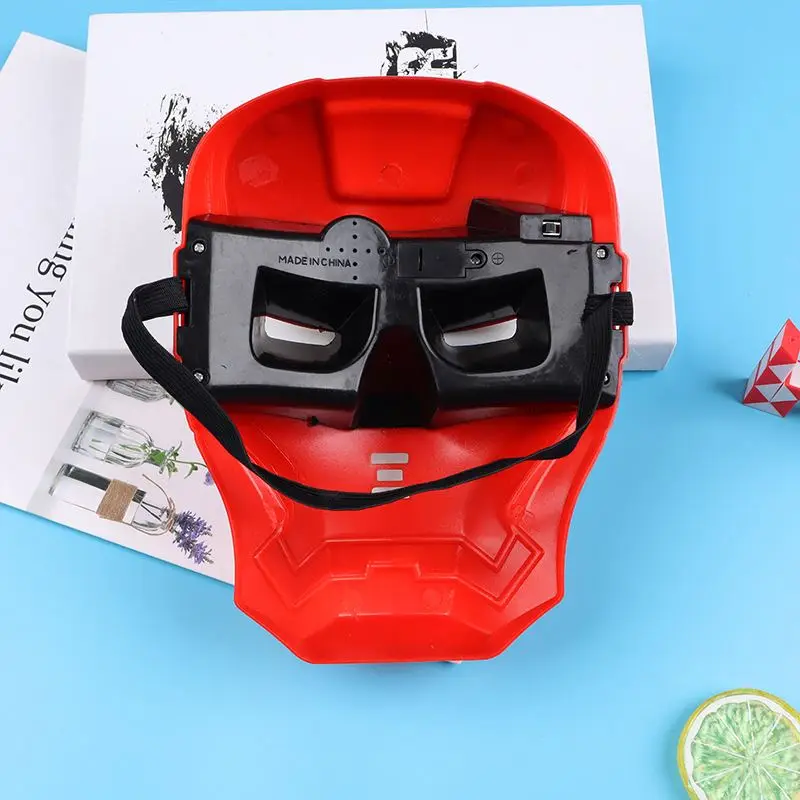 Party Mask Led Flashing Spider Man Mask Superhero LED Light Eye Mask Light Up Costume