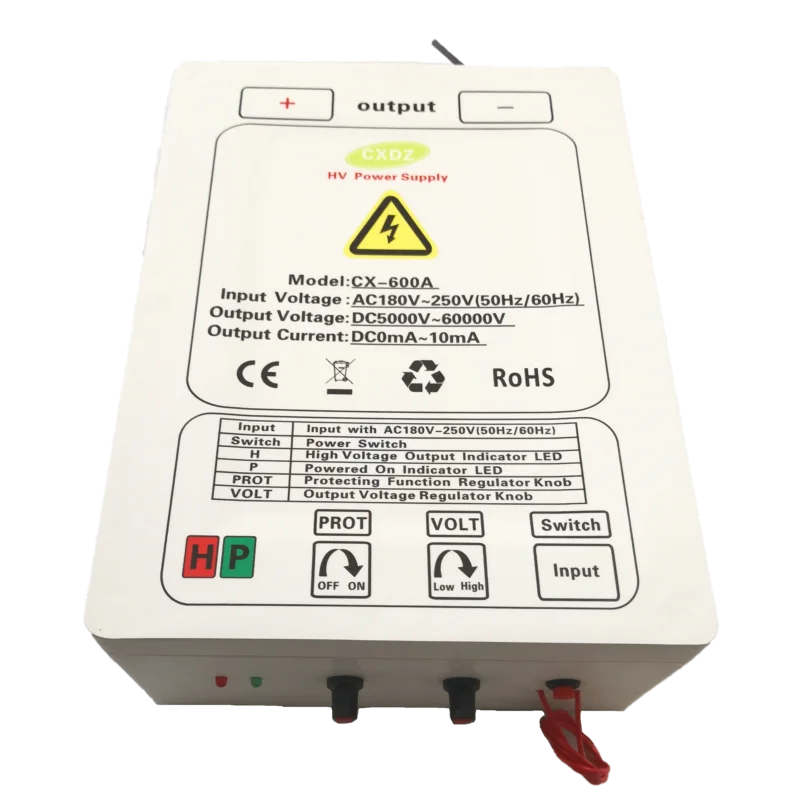 high voltage power supply 60KV   Single output for lectrostatic air cleaner, electrostatic colector,Electrostatic spraying
