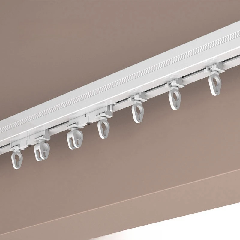 Autorail Tuya Curtain Motor with Wave Ripple Fold WiFi Control Automatic Aluminium Track motorized curtains