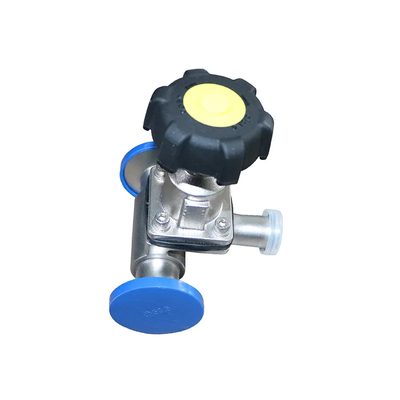 Из нержавеющей стали для санитарно-технического 316 мембранный клапан 1 дюйм Тип тройник 3 way мембранный клапан с ПТФЭ + уплотнение EPDM