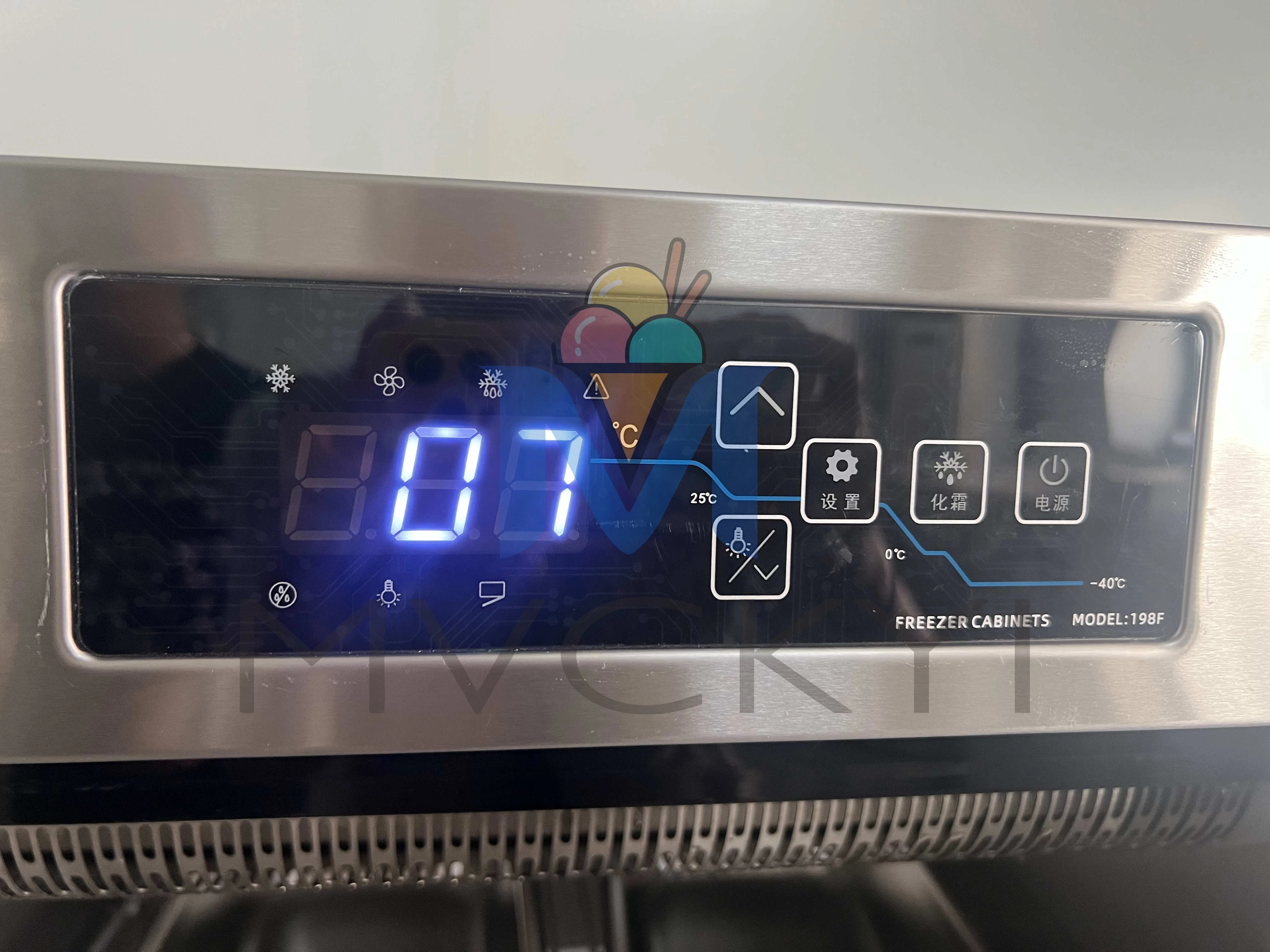 Mvckyi mini ice cream maker Blast Chiller commercial Blast Freezers/Quick Blast Freezing Chiller Machine Shock Freezer