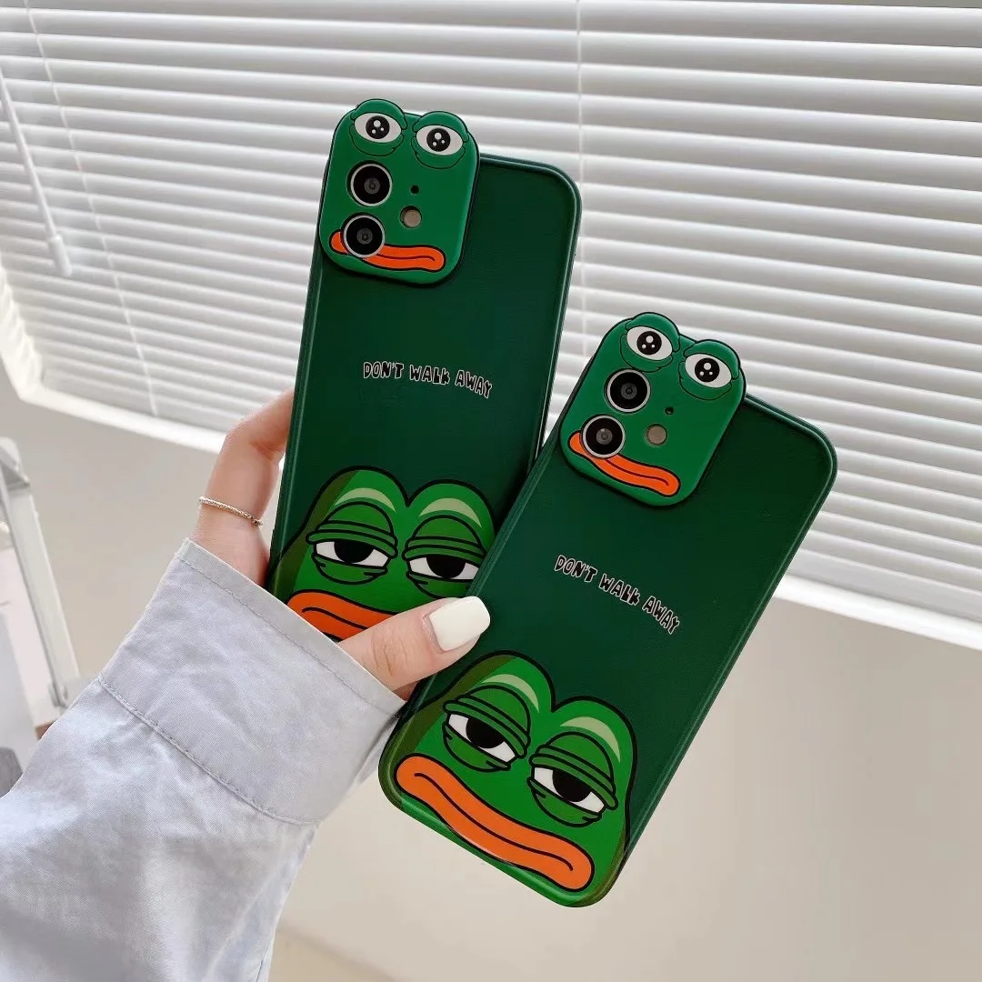 
Funny Frog Mobile phone case with Camera protector for iphone 11promax 12pro 