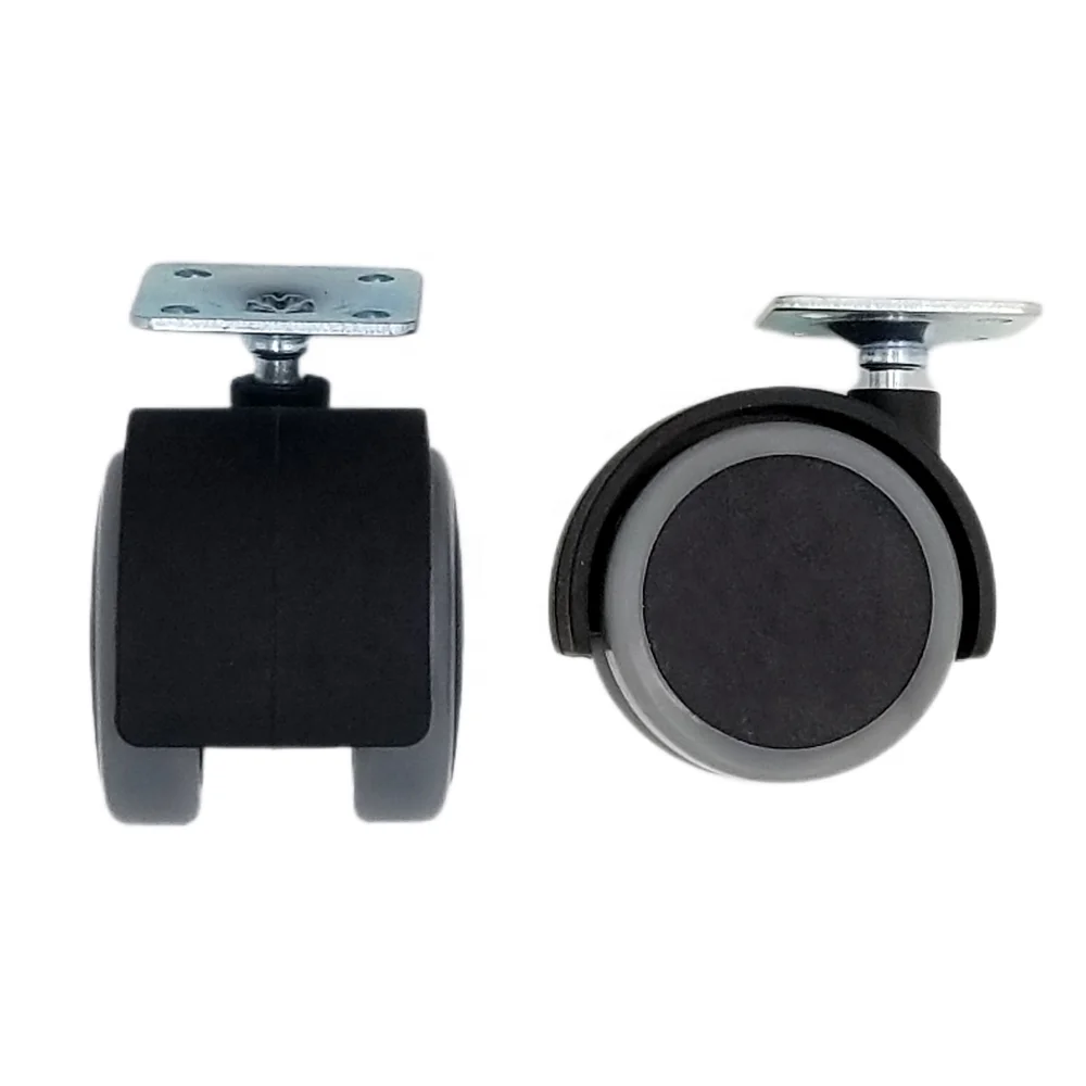 2021 пластина универсальный ролик Тихая гладкой 2 дюйма 50 мм двойные колесики для чемодана