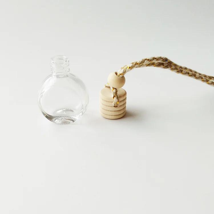 8ml  Glass Car Perfume Bottles Perfume Empty Hanging Car Diffuser Bottle