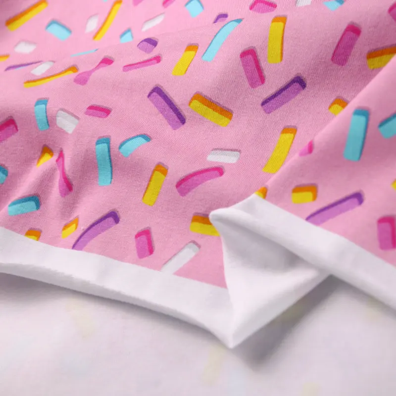 Custom Printed Lycra Malaysia 100% Cotton Jersey Knit Fabric