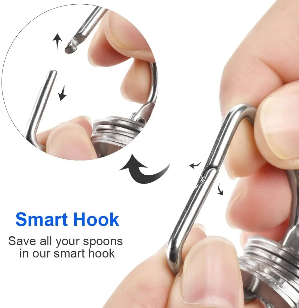 Мерные ложки из нержавеющей стали, набор из 11 штук, мерные ложки, выравниватель и венчик, набор кухонных измерительных инструментов