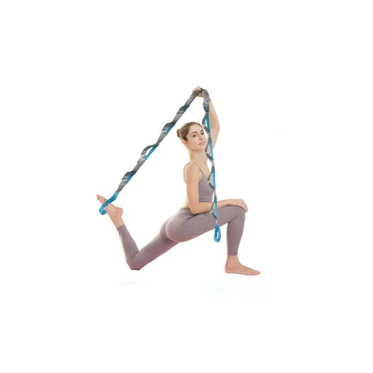 Long-Lasting Elastic Cotton Yoga Straps for Beginners Deep Stretches Comfortable and Adjustable Webbing for Bags