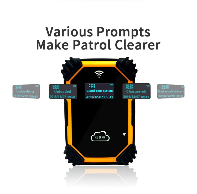 Будильник 4G GPS RFID Smart Guard Tour система контроля патрулирования для охранного