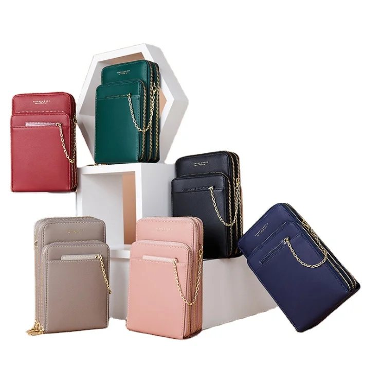 Fashionable Pu Leather Phone Bag Shoulder Crossbody Bag  Cross Body Purse  Women Designer Crossbody