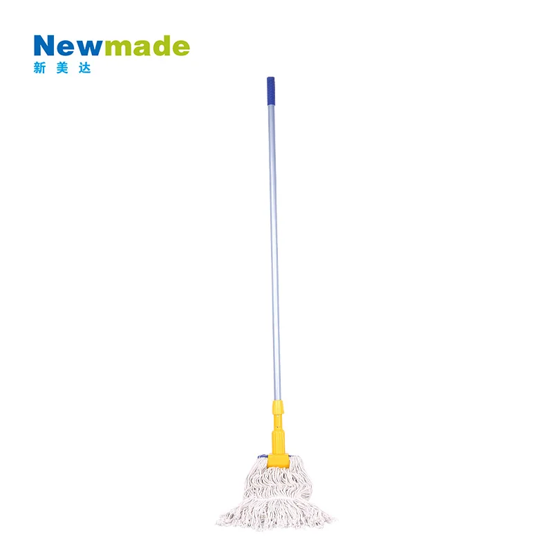 Heavy Duty Commercial Grade Blue Cotton Looped End Wet Industrial Cleaning Mop Head Refills String Mop Heads Replacement
