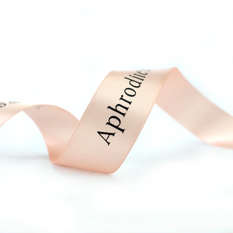 Custom logo printed china grosgrain satin tape custom luxury gift jewelry package box with ribbon