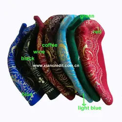 Muslim Hat with Tip Prayer Cap islamic The Kufi Wool Fez