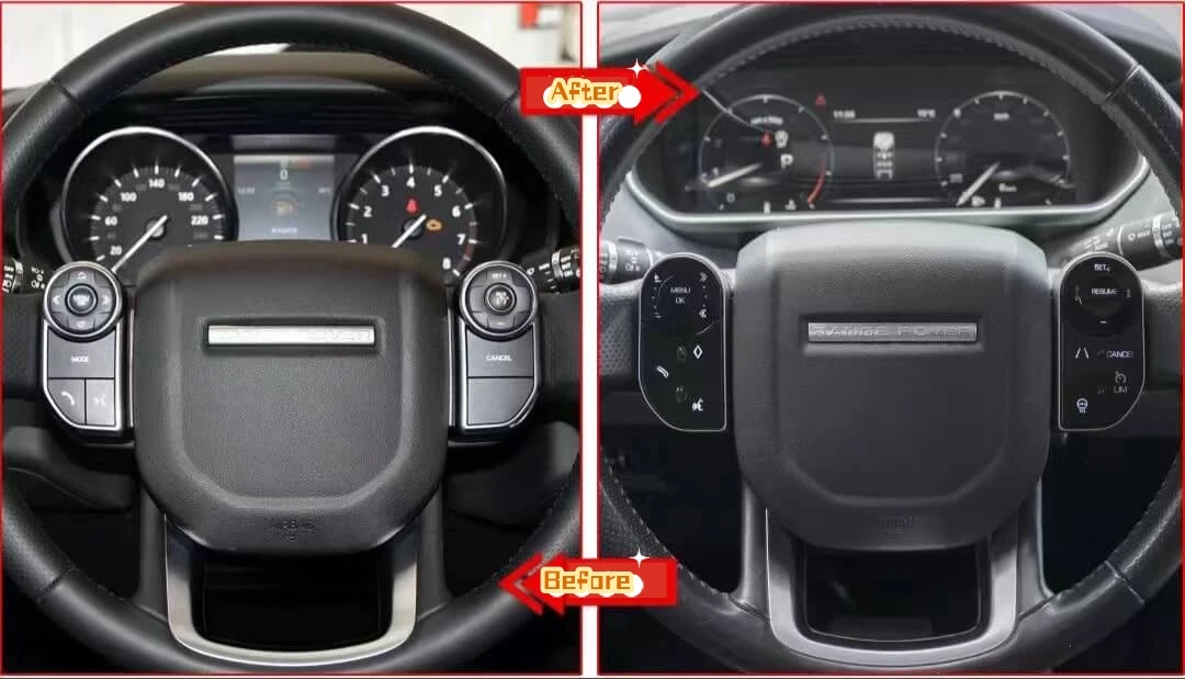 L494 Interior upgrade Kit LCD Steering Wheel Controller for Range Rover Sport L494 2014-2017