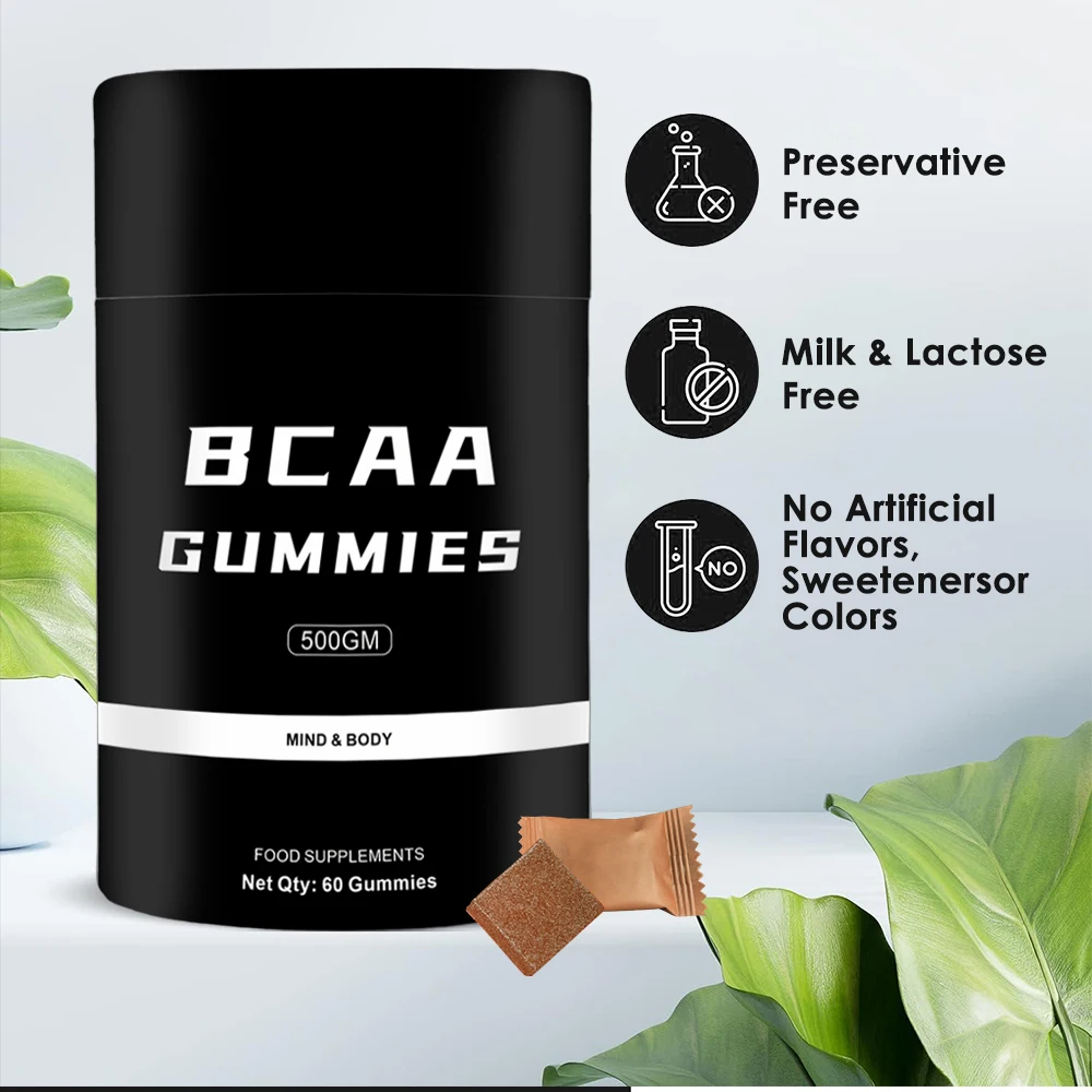 Vitahealthy маленький moq Креатин HCL BCAA & Vitamin B1 Gummies добавка для взрослых спортивного зала оптовая цена от производителя
