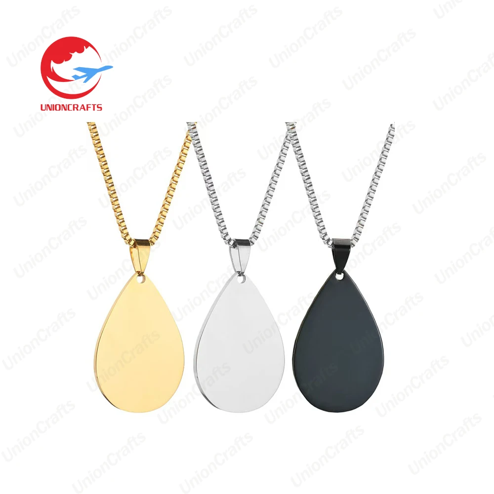Cheap Customized Logo Personalized Necklace extender Chains Stainless Steel Engraved Cutting Blanks Dog Cat Pet Tags Necklace