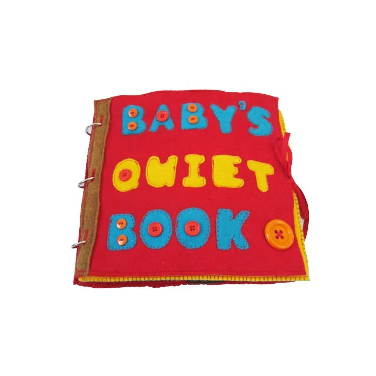  children soft book felt educational baby developing quiet
