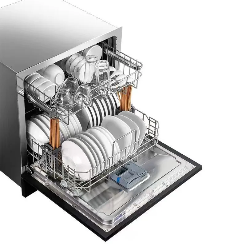 12 Sets Of Built-in Dishwashers Large Capacity Stainless Steel Intelligent Automatic Disinfection Drying Drawer Dish Washer OEM