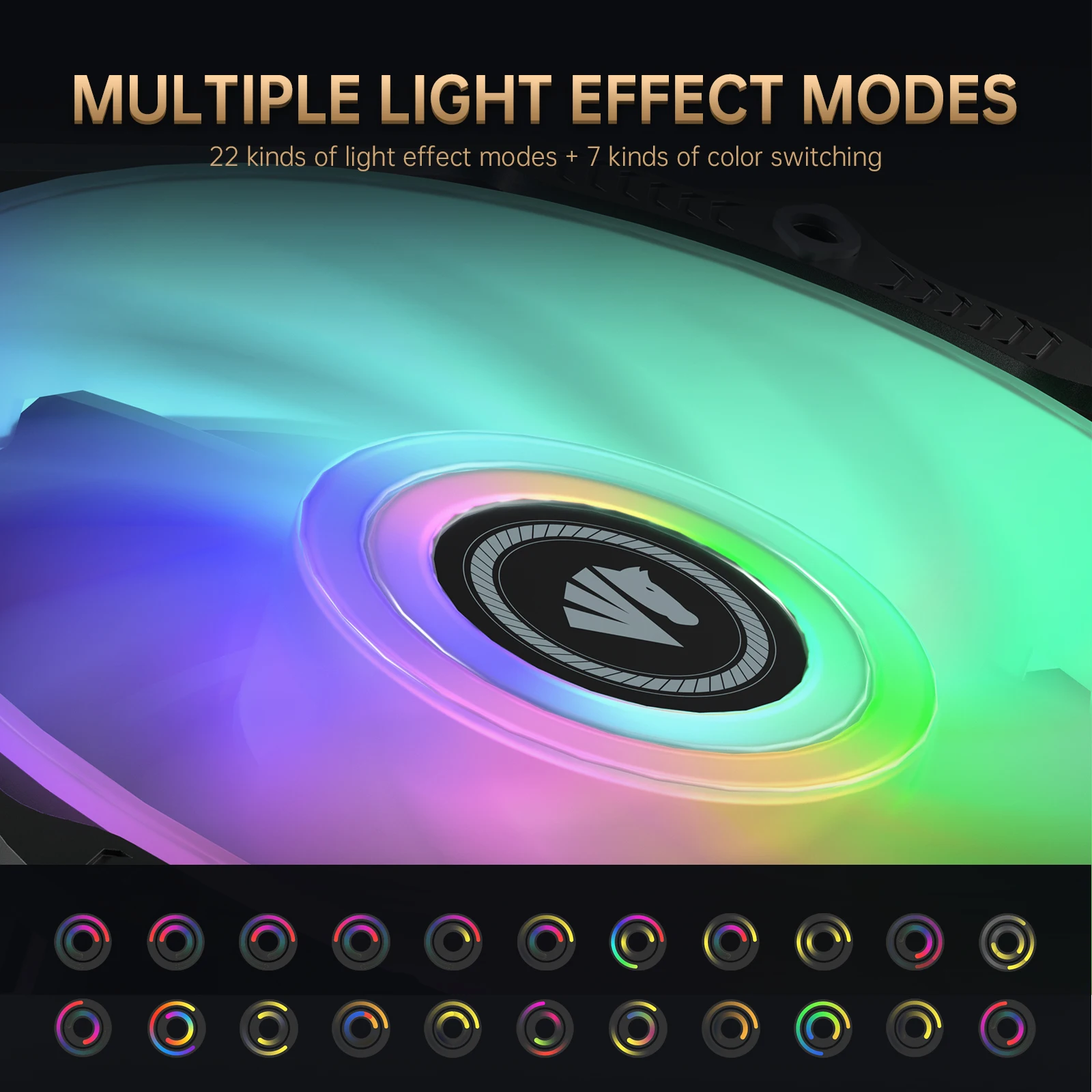 Small MOQ OEM DIY New Arrival Shuttle 140mm Hydradlic Bearing Liquid Cooler PC ARGB Aluminum Lower Noise case fan