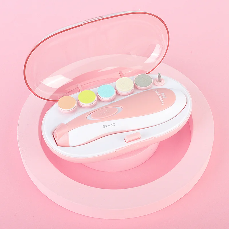 Oem Kids Toes Fingers Electric Nail Care Polisher Baby Trimmer Abs Plastic Electric Nail Cutter