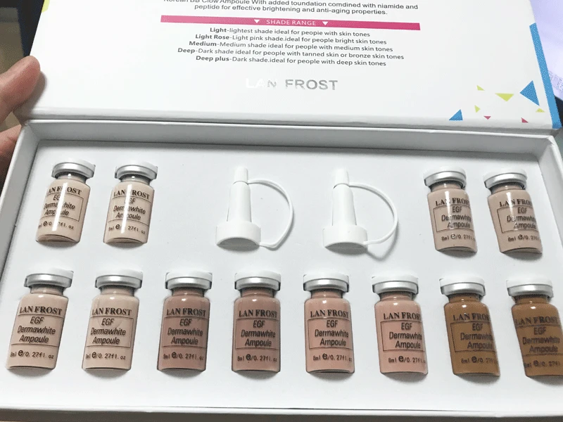 hot!!! 2022 BB Serum Foundation Skin Whitening Therapy Needles Treatment with Korea BB Cream