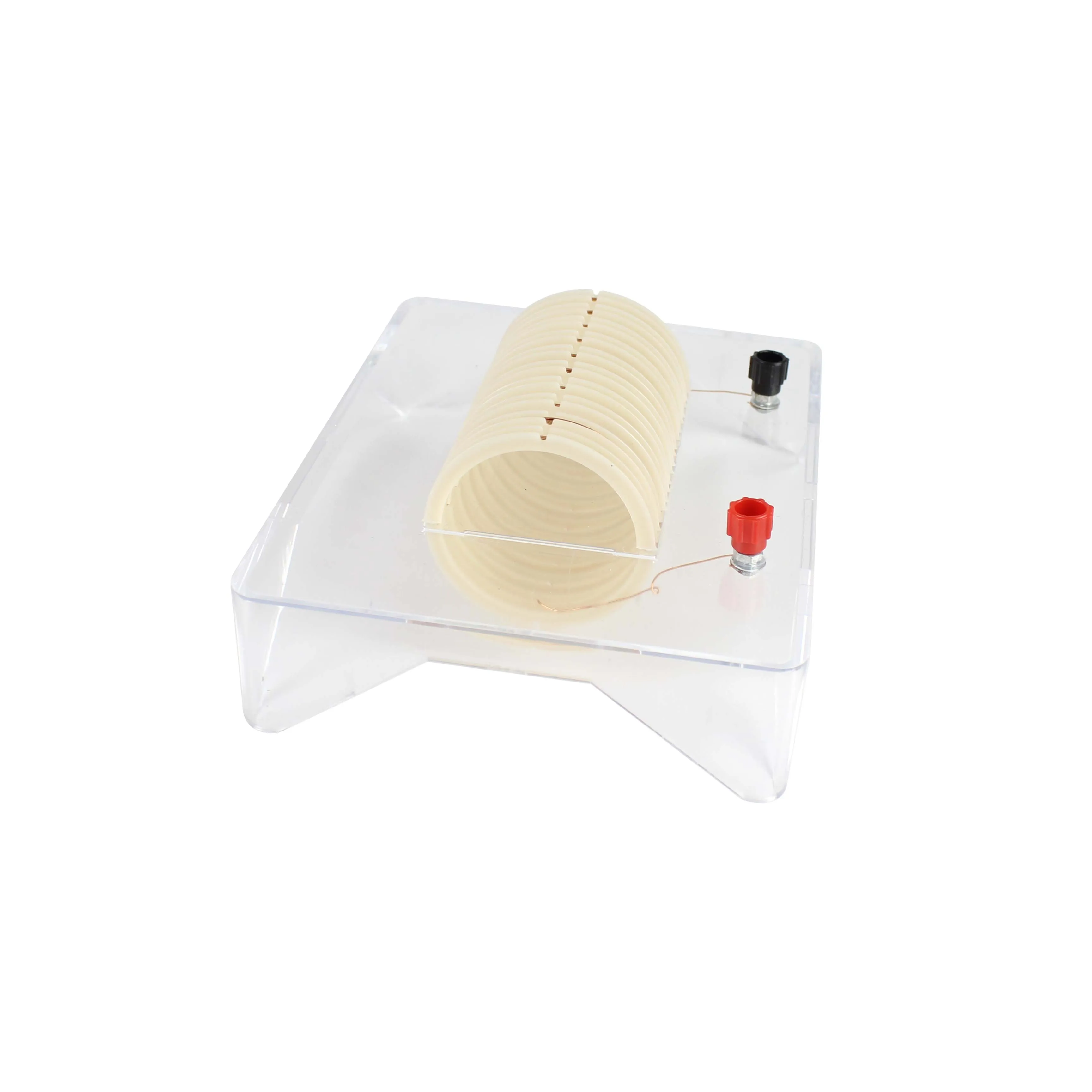 Current magnetic field demonstrator Experiment on the effect of magnetic field on current physics laboratory instruments