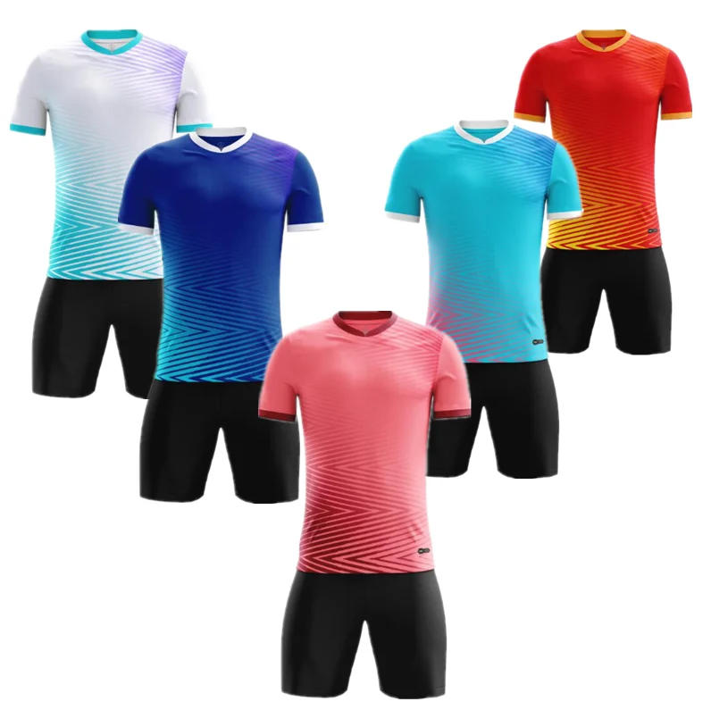 Wholesale Original Football Clothes Football Set Football Uniform Wear Uniform Custom Soccer Kit Sublimation Soccer Jersey